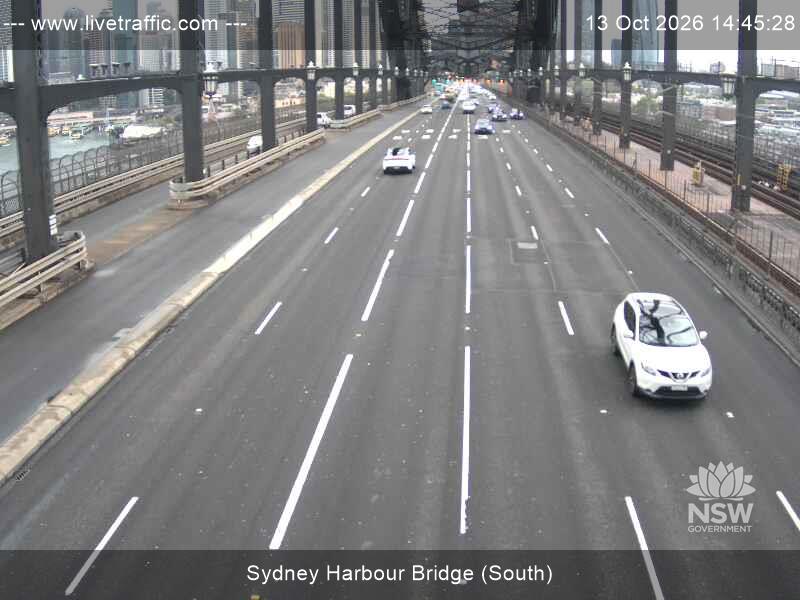 Live camera: Sydney Harbour Bridge (South)