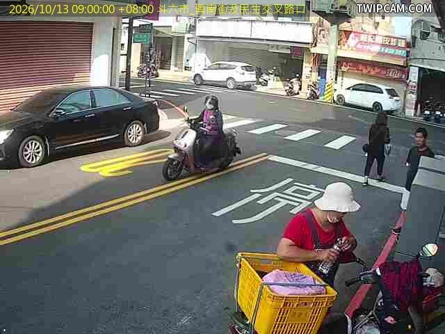 Cámara en directo: 水利署水資源 雲林縣政府水利處 斗六市_興南街及民生交叉路口