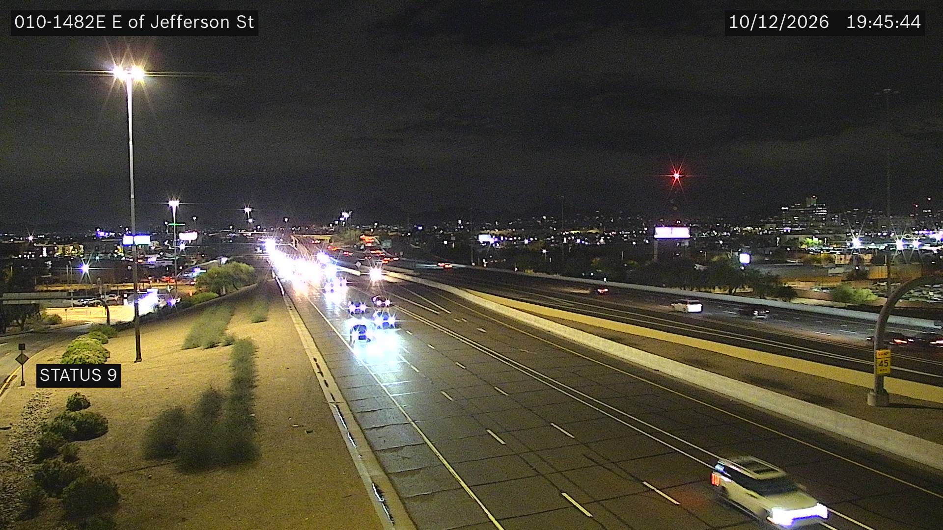 Cámara en directo: I-10 @E of Jefferson Street