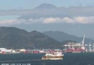 Cámara en directo: Mt. Fuji desde Shimizu (Shizuoka)