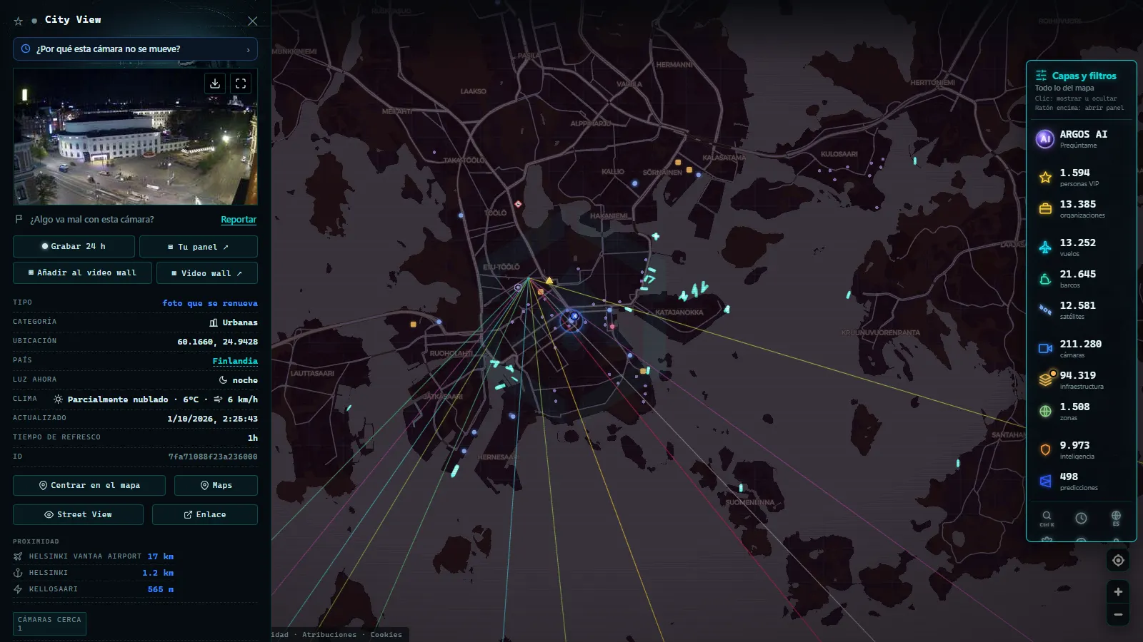 Ficha de City View (Urbana) en el mapa de ARGOS ATLAS