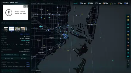 Ficha de Brickell Bridge CCTV (Tráfico) en el mapa de ARGOS ATLAS