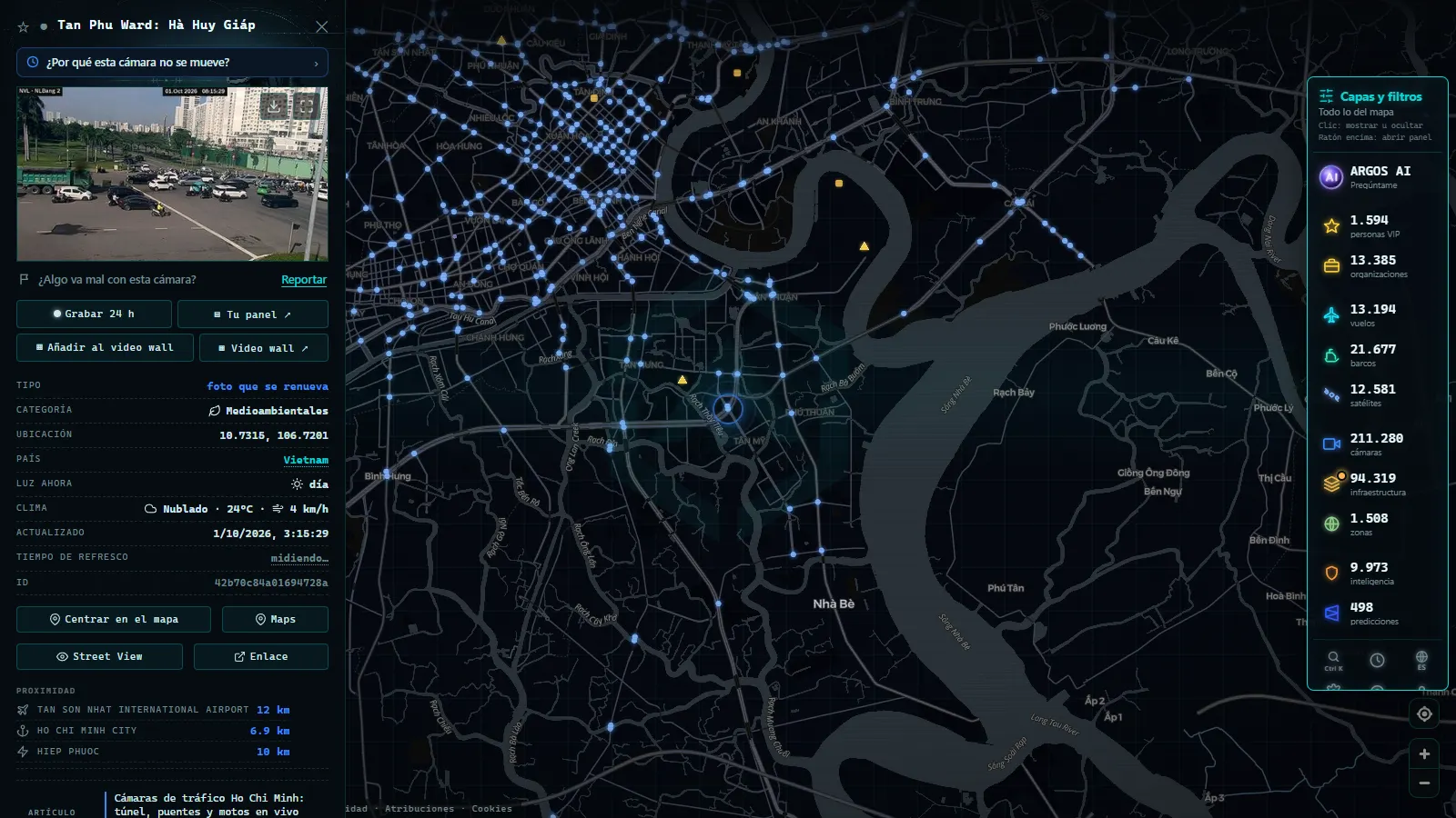 Ficha de Tan Phu Ward: Hà Huy Giáp (Medioambiental) en el mapa de ARGOS ATLAS