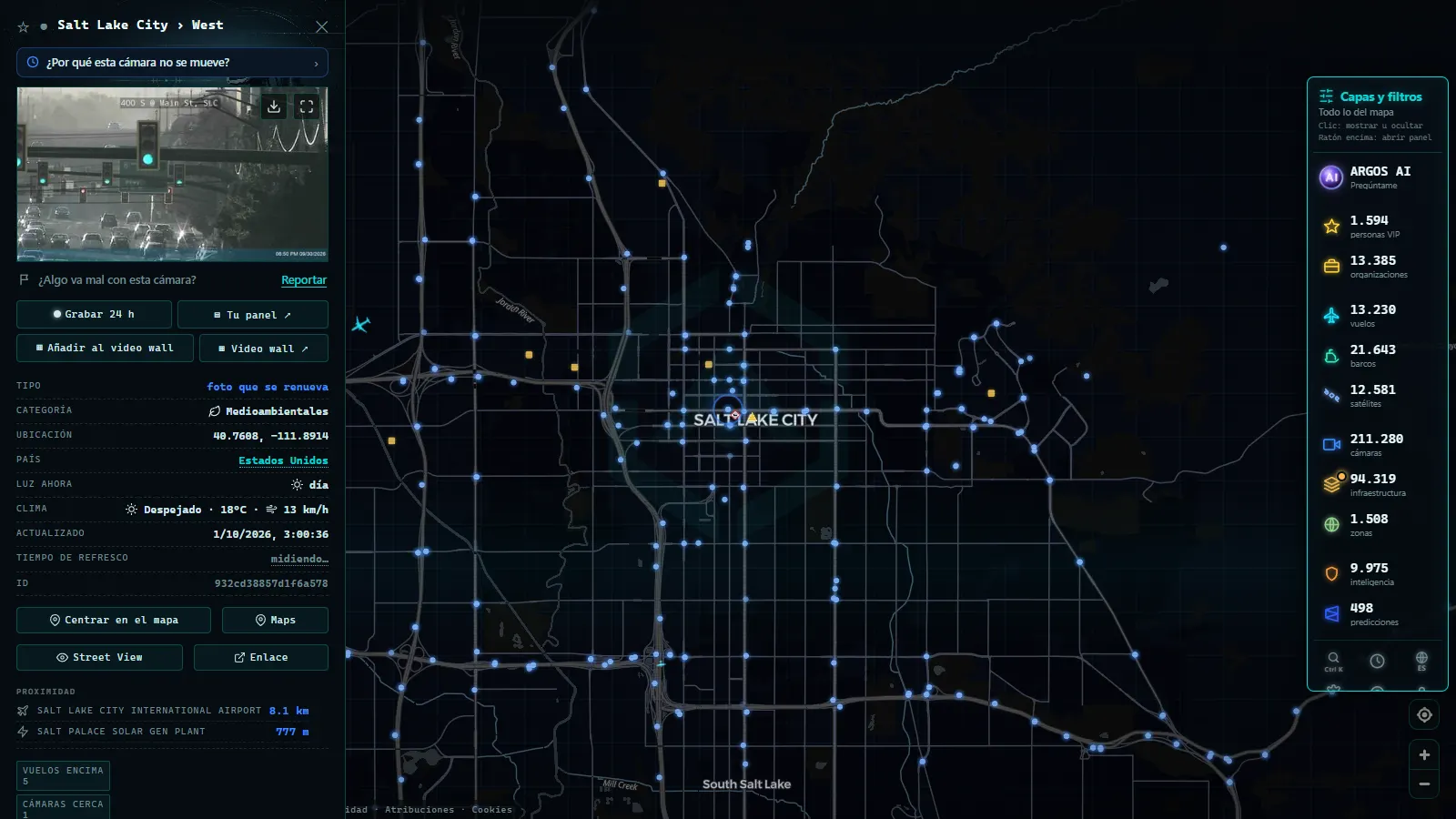 Ficha de Salt Lake City › West (Medioambiental) en el mapa de ARGOS ATLAS