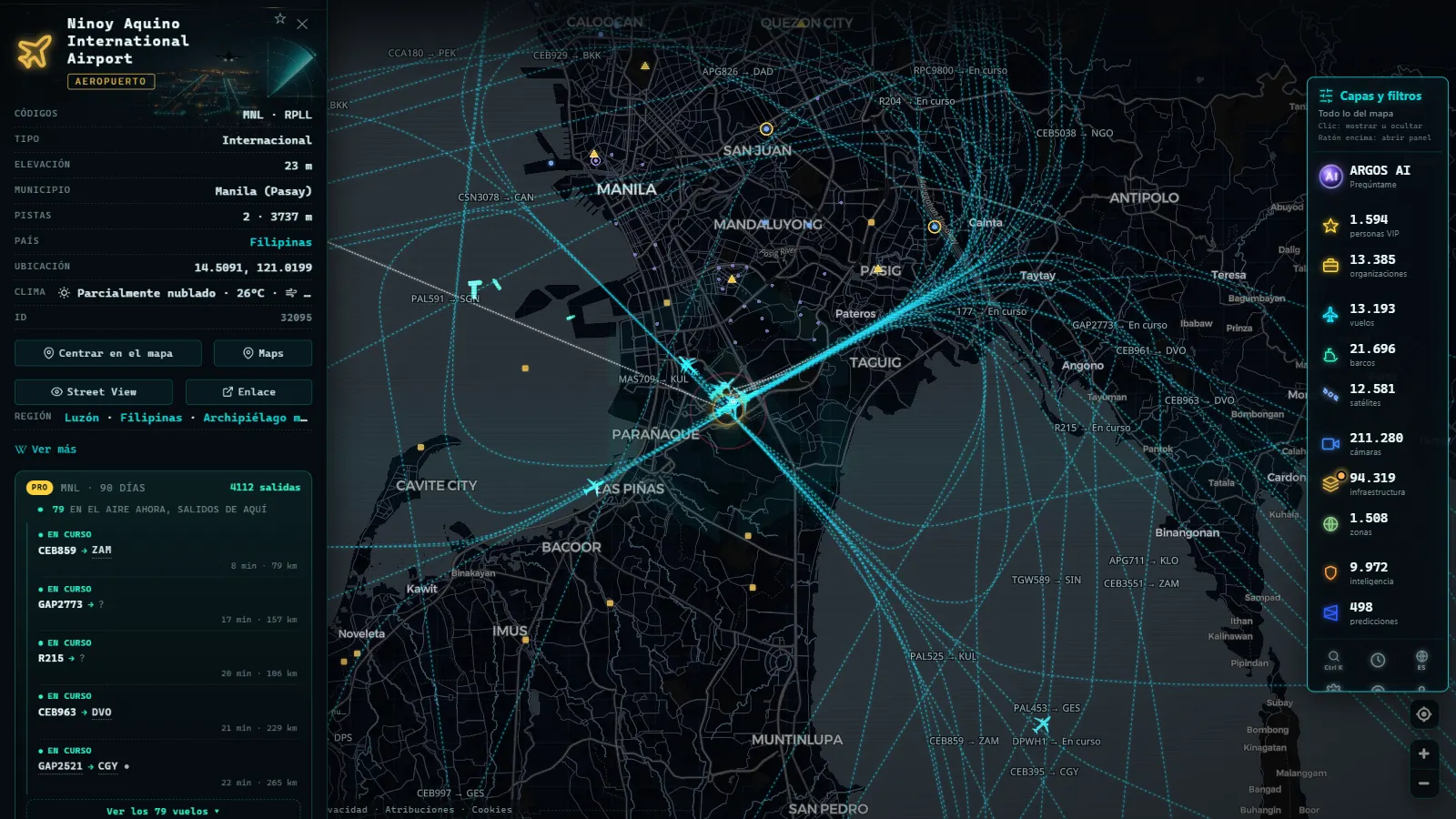 Ficha de Ninoy Aquino International Airport (Aeropuerto) en el mapa de ARGOS ATLAS