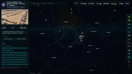 Ficha de Concentración pro-Houthi frente estadio Al Thawra (Incidente) en el mapa de ARGOS ATLAS