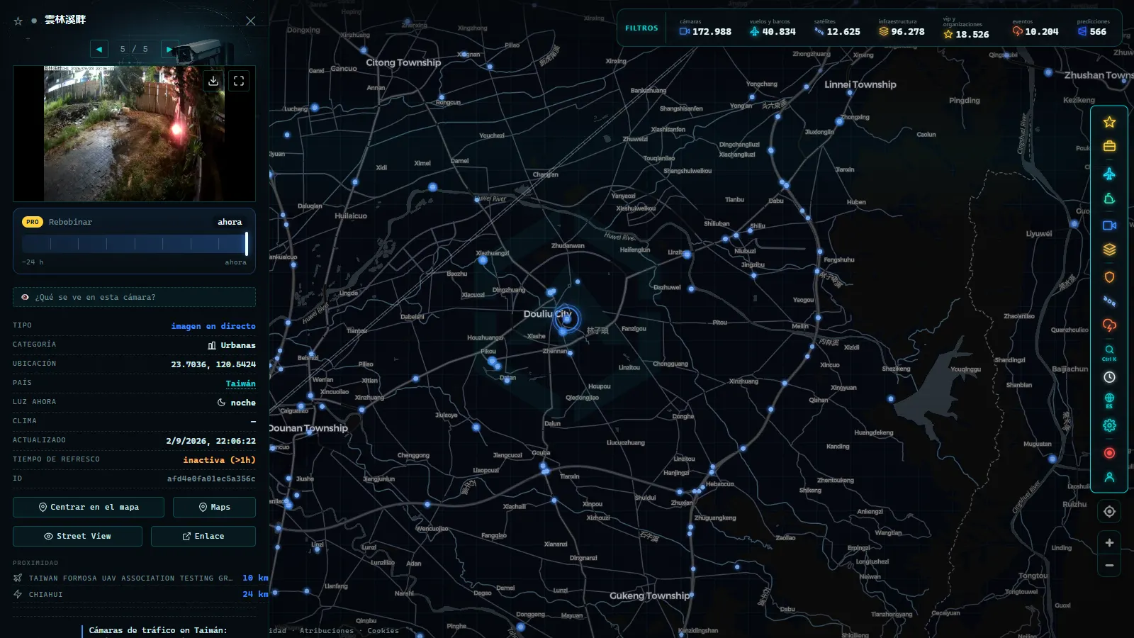 Ficha de 雲林溪畔 (Urbana) en el mapa de ARGOS ATLAS