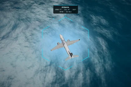 Un Boeing 737 de Ryanair en 3D despegando de Barcelona